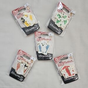 Disneyland Niftie Fifties Flashback Pin Trading Event LE 500 Lands Series Set